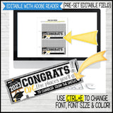 Gnome MINIATURE BAR WRAPS {2023 GRADUATION} PRINTABLE