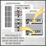 Gnome MINIATURE BAR WRAPS {2025 GRADUATION} PRINTABLE