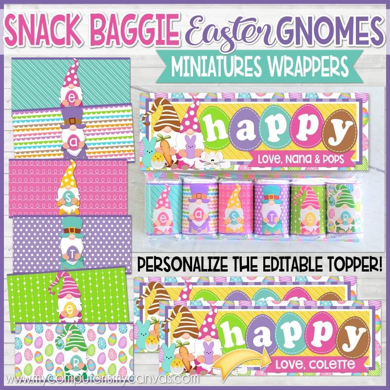 Gnome MINIATURE BAR WRAPS Snack Baggie: EASTER PRINTABLE – Bloom to Balm | My Computer is My Canvas gnome-miniature-bar-wraps-snack-baggie-easter-printable-bloom-to-balm-my-computer-is-my-canvas