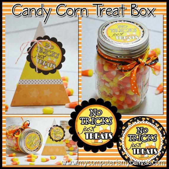Candy Corn Juice Boxes