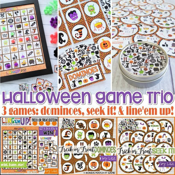 Halloween GAME TRIO PRINTABLE-My Computer is My Canvas