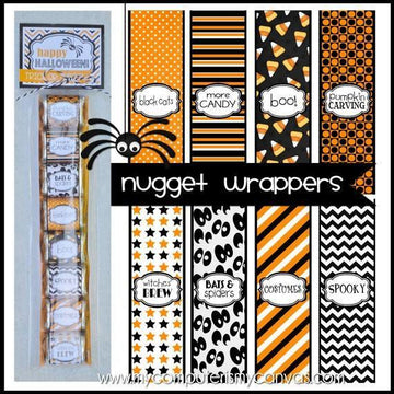 Halloween Nugget Wrappers PRINTABLE-My Computer is My Canvas