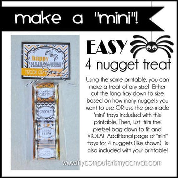 Halloween Nugget Wrappers PRINTABLE-My Computer is My Canvas