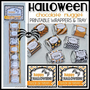 Halloween Nugget Wrappers PRINTABLE-My Computer is My Canvas