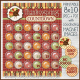 Holiday Bottle Cap Countdown PRINTABLES {Discounted Bundle} {Clearance}-My Computer is My Canvas