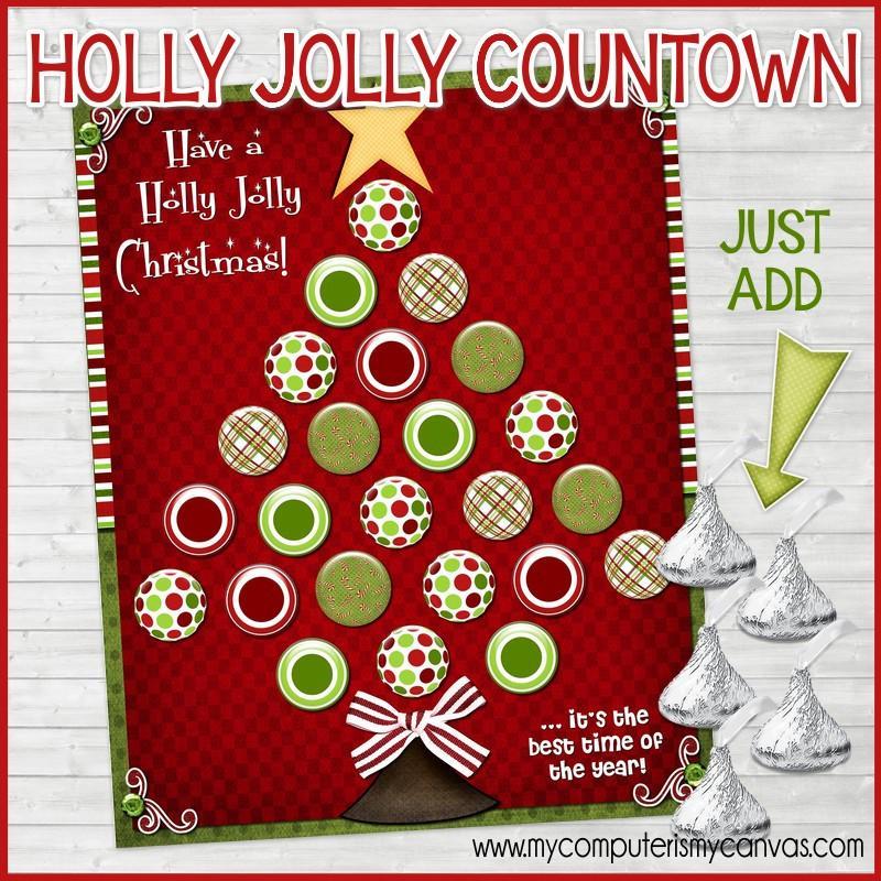 Holly Jolly Christmas Countdown PRINTABLE – Bloom to Balm | My Computer is My Canvas holly-jolly-christmas-countdown-printable-bloom-to-balm-my-computer-is-my-canvas