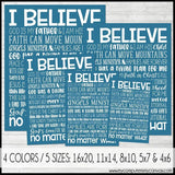I BELIEVE Subway Art PRINTABLE-My Computer is My Canvas