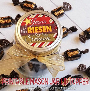 JESUS is the "RIESEN" for the Season {Gift Tag} PRINTABLE-My Computer is My Canvas