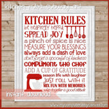 Kitchen Rules Subway Art PRINTABLE-My Computer is My Canvas