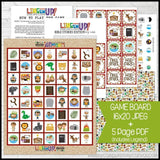 LINE 'Em UP! {BIBLE Stories} PRINTABLE Game-My Computer is My Canvas