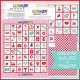 LINE 'Em UP! {VALENTINE} PRINTABLE Game-My Computer is My Canvas