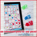LINE 'Em UP! {WINTER} PRINTABLE Game-My Computer is My Canvas