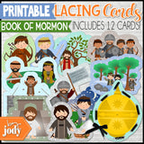 Lacing Cards {BOOK of MORMON} PRINTABLE