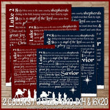 Luke 2 Nativity Christmas Subway Art PRINTABLES-My Computer is My Canvas