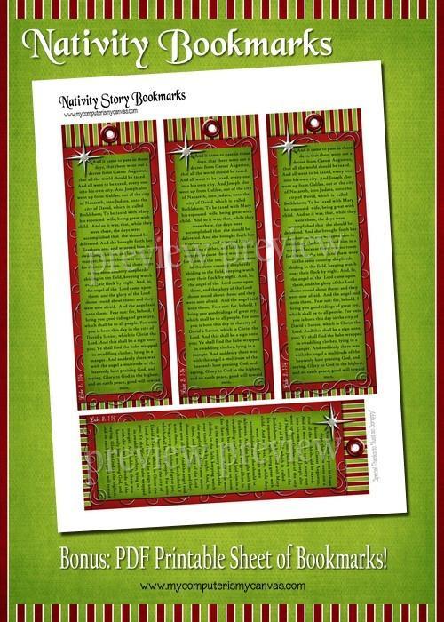 Luke 2 Nativity Tree Bundle PRINTABLE {Clearance}-My Computer is My Canvas