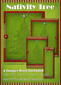 Luke 2 Nativity Tree Bundle PRINTABLE {Clearance}-My Computer is My Canvas