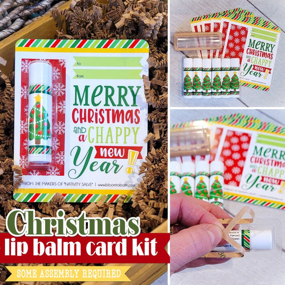 MERRY CHRISTMAS (TREE) Lip Balm Card {KIT} Limited Edition