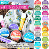 MINI GIFT BAG BUNDLE: 2 Salves (.5 oz) & 1 Lip Balm