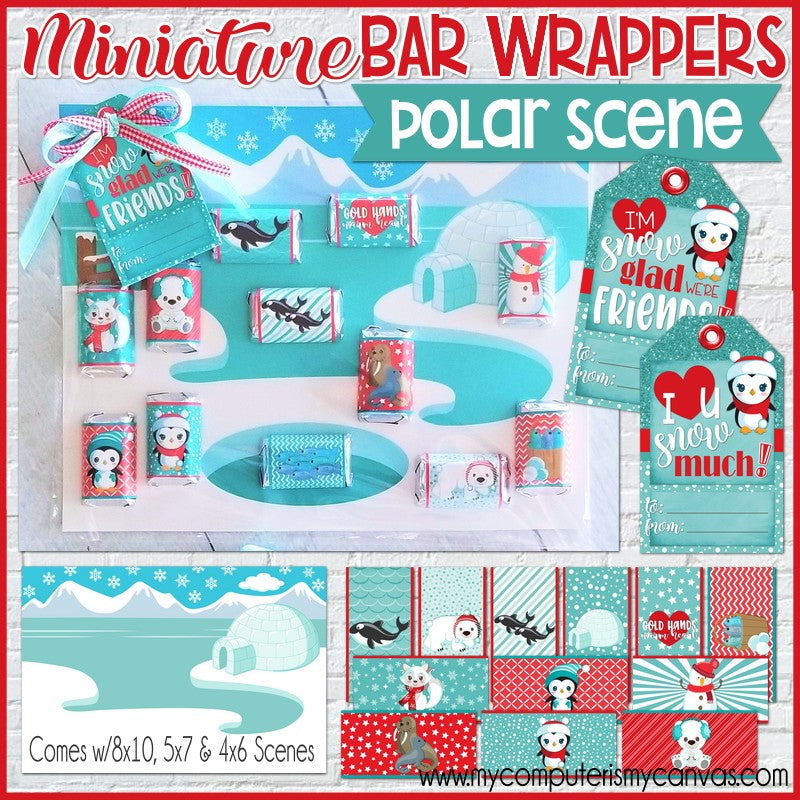 MINIATURE BAR WRAPPERS – My Computer is My Canvas