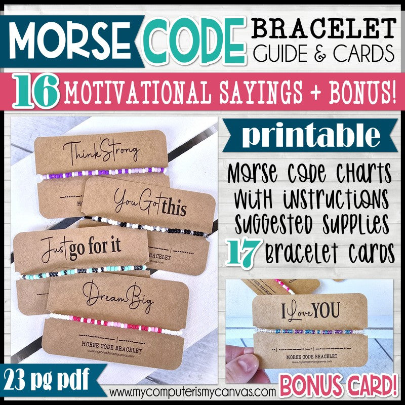 MORSE CODE BRACELET PRINTABLES – Bloom to Balm | My Computer is My Canvas morse-code-bracelet-printables-bloom-to-balm-my-computer-is-my-canvas