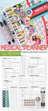 Medical Planner Kit {FULL SIZE; UNDATED} PRINTABLE-My Computer is My Canvas
