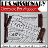 Missionary Candy Bar Wrapper {Personalized} PRINTABLE-My Computer is My Canvas