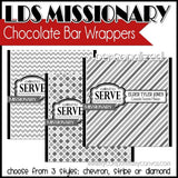 Missionary Candy Bar Wrapper {Personalized} PRINTABLE-My Computer is My Canvas