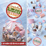 "Mix & Match" Chocolate Wrapper & Tag Kit {DECEMBER} PRINTABLE