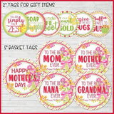 Mother's Day Basket {Gift Tag Kit} PRINTABLE