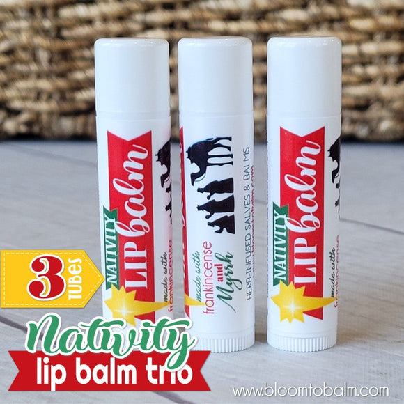 NATIVITY Lip Balm {TRIO} Limited Edition