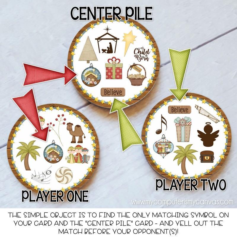 Nativity GAME TRIO PRINTABLE-My Computer is My Canvas