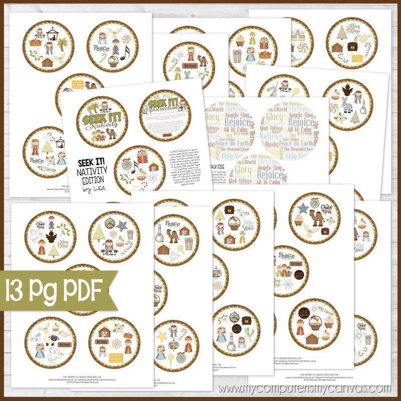 Nativity GAME TRIO PRINTABLE-My Computer is My Canvas