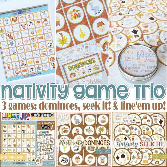 Nativity GAME TRIO PRINTABLE-My Computer is My Canvas