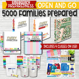 OPEN & GO 5000 Families Prepared: COMPLETE Emergency Preparedness BUNDLE