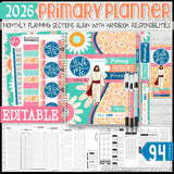 2026 PRIMARY PRESIDENCY PLANNER Printable (EDITABLE)