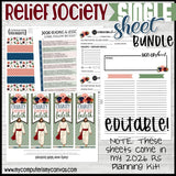 2026 RELIEF SOCIETY Presidency Planning Kit {EDITABLE} PRINTABLE (UPDATED)