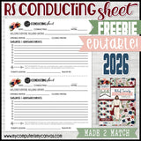2026 RELIEF SOCIETY Presidency Planning Kit {EDITABLE} PRINTABLE (UPDATED)