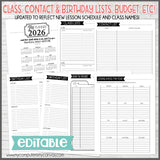 2026 YOUNG WOMEN Presidency Planning Kit {EDITABLE} PRINTABLE
