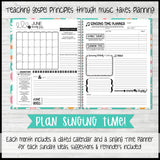 2026 Primary MUSIC LEADER Planner {EDITABLE} PRINTABLE