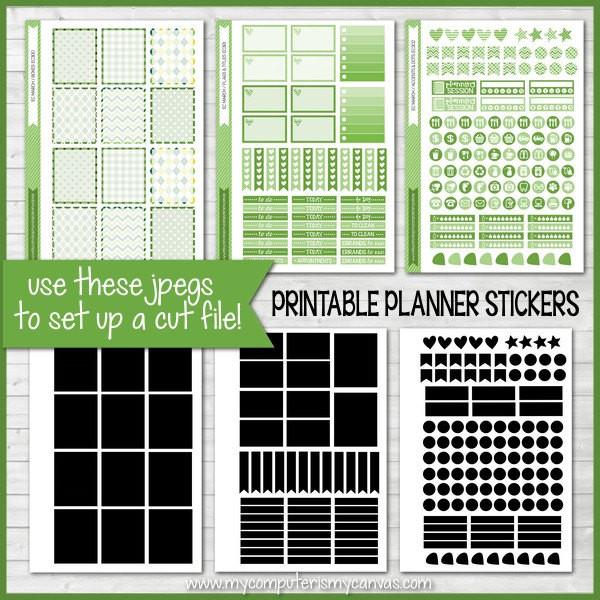 PRINTABLE March Planner Sticker Kit, Made 2 Match Erin Condren Life Pl ...