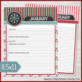 Perpetual Calendar & Birthday Tracker {Annual Collection} PRINTABLE-My Computer is My Canvas