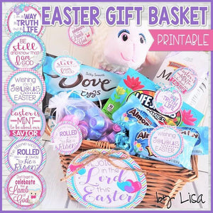RELIGIOUS Easter Basket Stuffers {Gift Tag Kit} PRINTABLE-My Computer is My Canvas