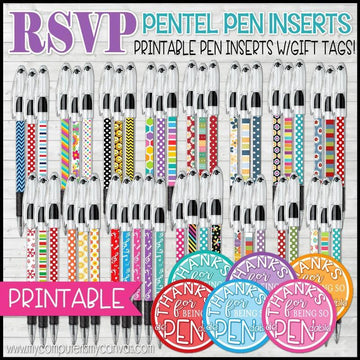 RSVP Pentel Pen Insert BUNDLE {dePENdable} PRINTABLE-My Computer is My Canvas