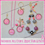 Ribbon Bottle Cap {PINK} PRINTABLE Breast Cancer Awareness-My Computer is My Canvas