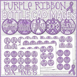 Ribbon Bottle Cap {PURPLE} PRINTABLE-My Computer is My Canvas