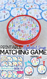 SEEK IT! {Alphabet Soup} PRINTABLE Matching Game