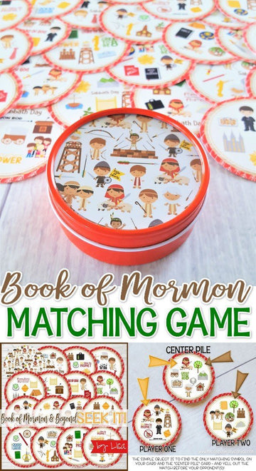 SEEK IT! {Book of Mormon & Beyond} PRINTABLE Matching Game-My Computer is My Canvas