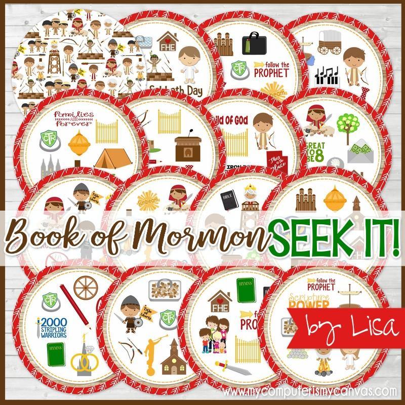 SEEK IT! {Book of Mormon & Beyond} PRINTABLE Matching Game-My Computer is My Canvas