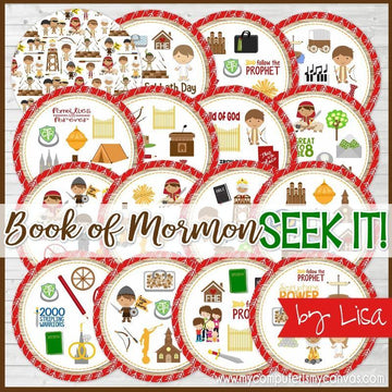 SEEK IT! {Book of Mormon & Beyond} PRINTABLE Matching Game-My Computer is My Canvas