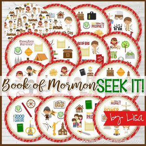 SEEK IT! {Book of Mormon & Beyond} PRINTABLE Matching Game-My Computer is My Canvas